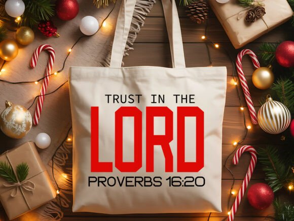 Christian Bible Verse SVG Proverbs 16 20 for T-Shirt Designs