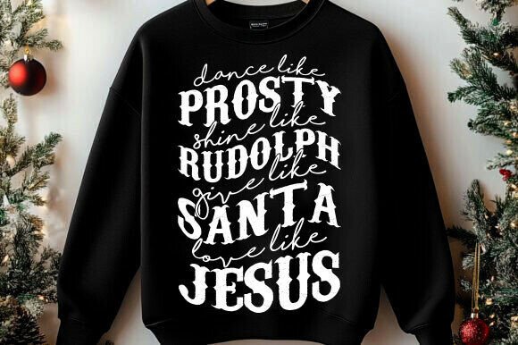 Christian Christmas Svg Png, Jesus Svg for T-Shirt Designs