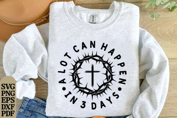 Christian Easter PNG, Faith Quote SVG: A Design Review