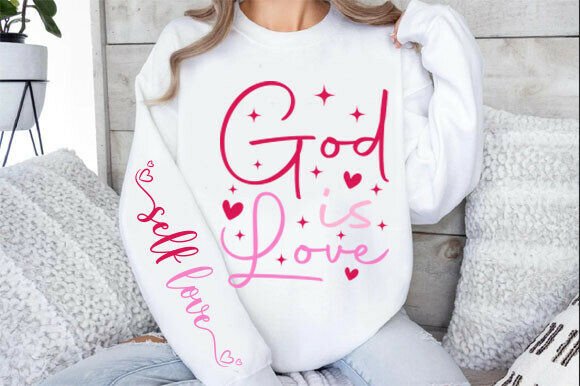 Coquette Valentine God Svg, Jesus Bible: Perfect for Graphics & T-Shirt Designs
