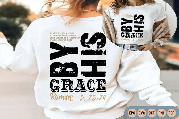 Enhancing Christian T-Shirt Designs with Saved by His Amazing Grace Svg
