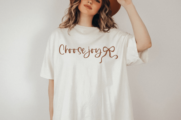 Inspirational Choose Joy SVG for T-Shirt Designs and Graphics