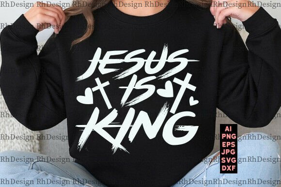 Jesus Is King SVG: A Versatile Graphic for T-Shirt Designs