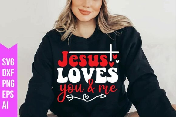 Jesus Loves You Me Svg: Perfect for T-Shirt Designs and Graphics