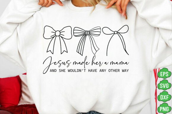 Jesus Made Her a Mama: A Charming Embroidery Design