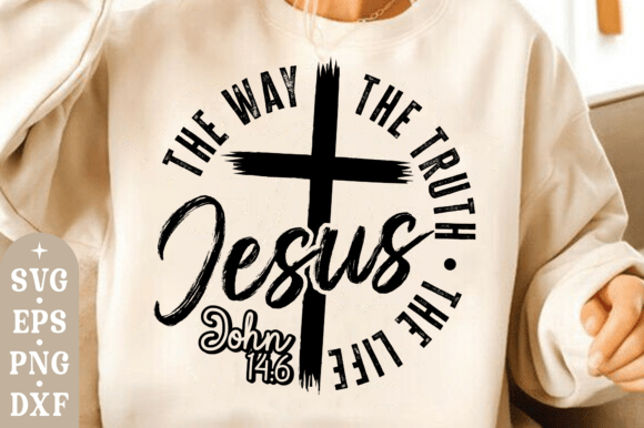Jesus Svg, Bible Verse Svg, Faith Svg for T-Shirt Designs
