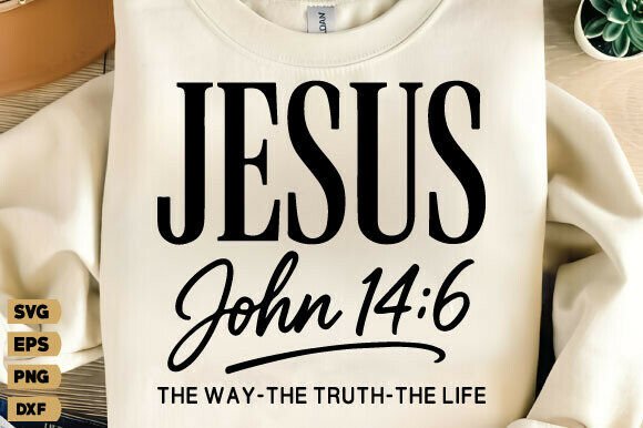 Jesus Svg, Bible Verse Svg, Scripture Svg for T-Shirt Designs and Graphics