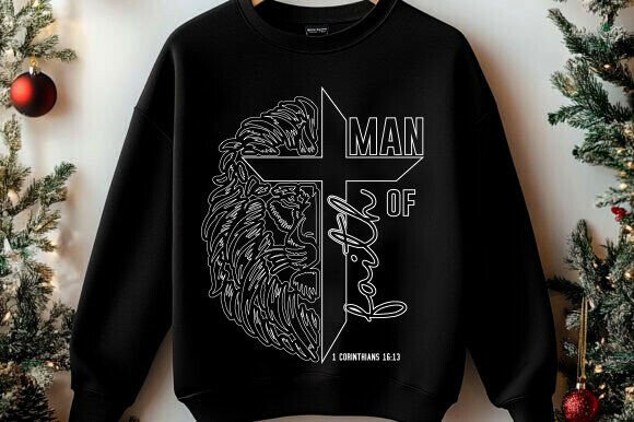 Man of God Svg: A Versatile Design for Embroidery