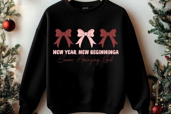New Years Svg, Christian Design Png for T-Shirt Designs