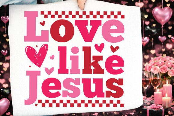 Retro Love Like Jesus SVG: A Versatile T-Shirt Design