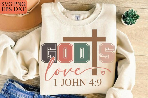 Review: Gods Love SVG Png, Boho Christian PNG for T-Shirt Designs
