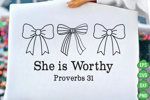 She is Worthy: A Versatile Christian Bow Design
